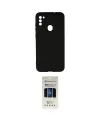 ieg™ Galaxy A11 Kılıf Ahenk Serisi - Siyah 5D Hayalet Cam Ekran Koruyucu
