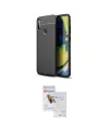ieg™ Galaxy A11 Kılıf Doruk Klasik Özel Seri - Siyah Seramik Nano Ekran Koruyucu