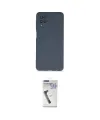 ieg™ Galaxy A12 Kılıf Ahenk Serisi - Şeffaf Uv Polymer Nano Ekran Koruyucu