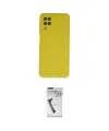 ieg™ Galaxy A12 Kılıf Ahenk Serisi - Şeffaf Uv Polymer Nano Ekran Koruyucu