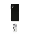 ieg™ Galaxy A12 Kılıf Ahenk Serisi - Şeffaf Uv Polymer Nano Ekran Koruyucu