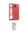 ieg™ Galaxy A12 Kılıf Doruk Klasik Özel Seri - Şeffaf Uv Polymer Nano Ekran Koruyucu