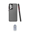 ieg™ Galaxy A13 4G Kılıf Ahenk Çizgi Serisi - Siyah Joko Magic 5D Cam
