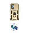 ieg™ Galaxy A13 4G Kılıf Ahenk Klasik - Siyah 3D Antistatik Cam Ekran Koruyucu