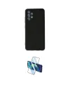 ieg™ Galaxy A13 4G Kılıf Ahenk Serisi - Siyah 3D Antistatik Cam Ekran Koruyucu