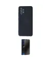 ieg™ Galaxy A13 4G Kılıf Ahenk Serisi - Siyah 3D Antistatik Hayalet Cam Ekran Koruyucu
