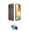 ieg™ Galaxy A13 4G Kılıf Eksen Form Prime - Siyah 3D Antistatik Cam Ekran Koruyucu