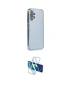 ieg™ Galaxy A13 4G Kılıf Vadi Minimal - Siyah 3D Antistatik Cam Ekran Koruyucu
