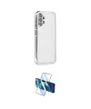 ieg™ Galaxy A13 4G Kılıf Vadi Minimal - Siyah 3D Antistatik Cam Ekran Koruyucu