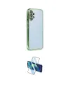 ieg™ Galaxy A13 4G Kılıf Vadi Minimal - Siyah 3D Antistatik Cam Ekran Koruyucu