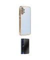 ieg™ Galaxy A13 4G Kılıf Vadi Minimal - Siyah 3D Antistatik Hayalet Cam Ekran Koruyucu