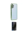 ieg™ Galaxy A13 4G Kılıf Vadi Minimal - Siyah 3D Antistatik Hayalet Cam Ekran Koruyucu