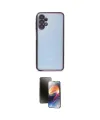 ieg™ Galaxy A13 4G Kılıf Vadi Minimal - Siyah 3D Antistatik Mat Seramik Nano Ekran Koruyucu