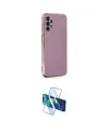 ieg™ Galaxy A13 4G Kılıf Yankı Serisi - Siyah 3D Antistatik Cam Ekran Koruyucu