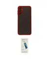 ieg™ Galaxy A14 4G Kılıf Ahenk Çizgi Serisi - Şeffaf Pasifik Cam Ekran Koruyucu