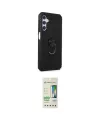 ieg™ Galaxy A14 4G Kılıf Ahenk Klasik Koleksiyonu - Siyah 20D Premium Cam Ekran Koruyucu