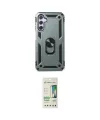 ieg™ Galaxy A14 4G Kılıf Ahenk Klasik Koleksiyonu - Siyah 20D Premium Cam Ekran Koruyucu
