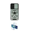 ieg™ Galaxy A14 4G Kılıf Ahenk Klasik - Siyah 3D Antistatik Cam Ekran Koruyucu