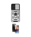 ieg™ Galaxy A14 4G Kılıf Ahenk Klasik - Siyah 3D Antistatik Mat Seramik Nano Ekran Koruyucu