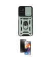 ieg™ Galaxy A14 4G Kılıf Ahenk Klasik - Siyah 3D Antistatik Mat Seramik Nano Ekran Koruyucu