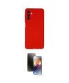 ieg™ Galaxy A14 4G Kılıf Ahenk Serisi - Siyah 3D Antistatik Mat Seramik Nano Ekran Koruyucu