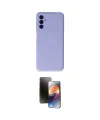 ieg™ Galaxy A14 4G Kılıf Ahenk Serisi - Siyah 3D Antistatik Mat Seramik Nano Ekran Koruyucu