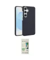 ieg™ Galaxy A14 4G Kılıf Doruk Serisi - Siyah 20D Premium Cam Ekran Koruyucu