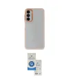 ieg™ Galaxy A14 4G Kılıf Eksen Doku Prime - Şeffaf Royal Nano Ekran Koruyucu