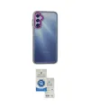 ieg™ Galaxy A14 4G Kılıf Eksen Doku Prime - Şeffaf Royal Nano Ekran Koruyucu