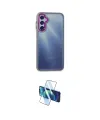 ieg™ Galaxy A14 4G Kılıf Eksen Doku Prime - Siyah 3D Antistatik Seramik Nano Ekran Koruyucu