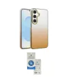 ieg™ Galaxy A14 4G Kılıf Kıvılcım Minimal Özel Seri - Şeffaf Royal Nano Ekran Koruyucu