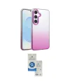 ieg™ Galaxy A14 4G Kılıf Kıvılcım Minimal Özel Seri - Şeffaf Royal Nano Ekran Koruyucu