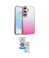 ieg™ Galaxy A14 4G Kılıf Kıvılcım Minimal Özel Seri - Şeffaf Royal Nano Ekran Koruyucu