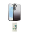 ieg™ Galaxy A14 4G Kılıf Kıvılcım Minimal Özel Seri - Siyah 20D Premium Cam Ekran Koruyucu