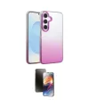 ieg™ Galaxy A14 4G Kılıf Kıvılcım Minimal Özel Seri - Siyah 3D Antistatik Mat Seramik Nano Ekran Koruyucu