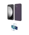 ieg™ Galaxy A14 4G Kılıf Kozmos Yansıma Özel Seri - Siyah 3D Antistatik Cam Ekran Koruyucu