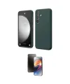 ieg™ Galaxy A14 4G Kılıf Kozmos Yansıma Özel Seri - Siyah 3D Antistatik Mat Seramik Nano Ekran Koruyucu