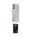 ieg™ Galaxy A14 4G Kılıf Nova Işık Prime - Siyah 3D Antistatik Hayalet Cam Ekran Koruyucu