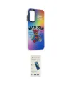 ieg™ Galaxy A14 4G Kılıf Siluet Çizgi Koleksiyonu - Şeffaf Pasifik Cam Ekran Koruyucu