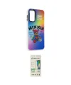 ieg™ Galaxy A14 4G Kılıf Siluet Çizgi Koleksiyonu - Siyah 20D Premium Cam Ekran Koruyucu