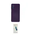 ieg™ Galaxy A14 4G Kılıf Vadi Çizgi Prime - Şeffaf Pasifik Cam Ekran Koruyucu
