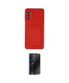 ieg™ Galaxy A14 4G Kılıf Vadi Çizgi Prime - Siyah 3D Antistatik Hayalet Cam Ekran Koruyucu