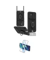 ieg™ Galaxy A14 4G Kılıf Vadi Form Prime - Siyah 3D Antistatik Cam Ekran Koruyucu