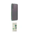 ieg™ Galaxy A14 4G Kılıf Vadi Minimal - Siyah 20D Premium Cam Ekran Koruyucu