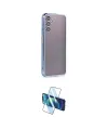 ieg™ Galaxy A14 4G Kılıf Vadi Minimal - Siyah 3D Antistatik Cam Ekran Koruyucu