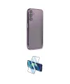ieg™ Galaxy A14 4G Kılıf Vadi Minimal - Siyah 3D Antistatik Cam Ekran Koruyucu
