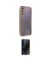 ieg™ Galaxy A14 4G Kılıf Vadi Minimal - Siyah 3D Antistatik Hayalet Cam Ekran Koruyucu