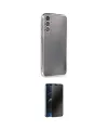 ieg™ Galaxy A14 4G Kılıf Vadi Minimal - Siyah 3D Antistatik Hayalet Cam Ekran Koruyucu