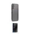 ieg™ Galaxy A14 4G Kılıf Vadi Minimal - Siyah 3D Antistatik Hayalet Cam Ekran Koruyucu