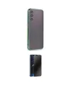 ieg™ Galaxy A14 4G Kılıf Vadi Minimal - Siyah 3D Antistatik Hayalet Cam Ekran Koruyucu
